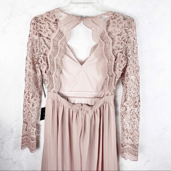 [Lulus] NWT Awaken My Love Lace Maxi Dress - Picture 7 of 9